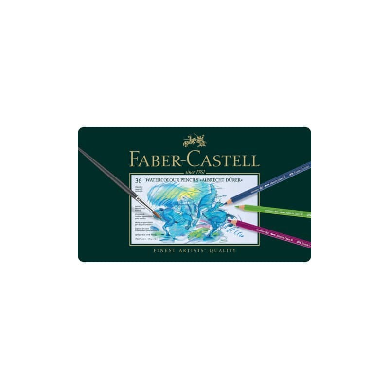 Matite acquerellabili Faber Castell Albrecht Dürer colori assortiti - conf. 36 pezzi - 117536