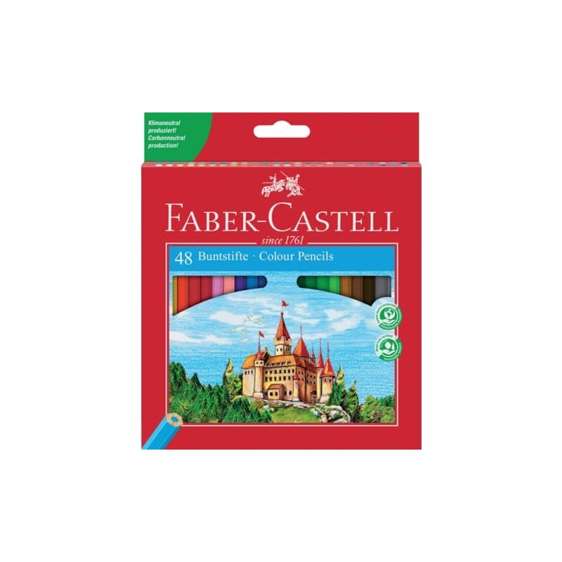 Matite colorate Faber-Castell Colour colori assortiti - conf. 48 pezzi - 120148