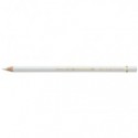 Matite colorate permanenti Faber Castell Polychromos mina 3,8 mm conf. 6 pezzi - bianco - 110101