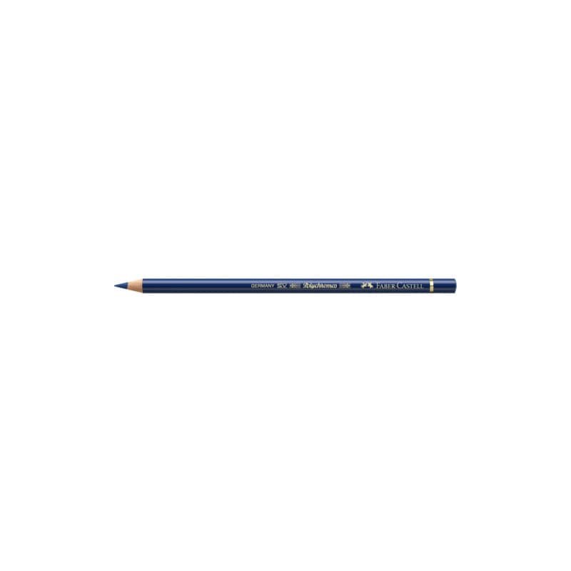 Matite colorate permanenti Faber Castell Polychromos mina 3,8 mm conf. 6 pezzi - blu india threne - 110247