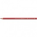 Matite colorate permanenti Faber Castell Polychromos mina 3,8 mm conf. 6 pezzi - rosso pompei - 110191