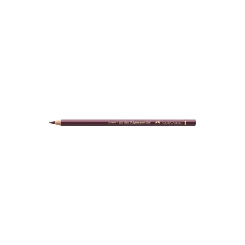 Matite colorate permanenti Faber Castell Polychromos mina 3,8 mm conf. 6 pezzi - caput mortuum viola - 110263