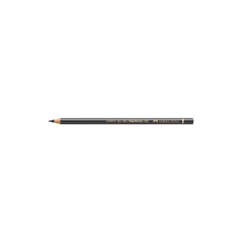 Matite colorate permanenti Faber Castell Polychromos mina 3,8 mm conf. 6 pezzi - seppia scura - 110175