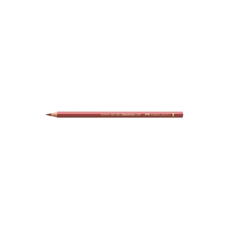 Matite colorate permanenti Faber Castell Polychromos mina 3,8 mm conf. 6 pezzi - rosso veneziano - 110190