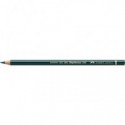 Matite colorate permanenti Faber Castell Polychromos mina 3,8 mm conf. 6 pezzi - verde abete - 110267