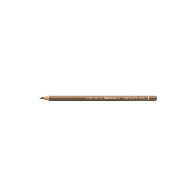 Matite colorate permanenti Faber Castell Polychromos mina 3,8 mm conf. 6 pezzi Faber-Castell terra d'Umbria naturale -