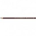 Matite colorate permanenti Faber Castell Polychromos mina 3,8 mm conf. 6 pezzi - Marrone van-Dyck - 110176