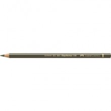 Matite colorate permanenti Faber Castell Polychromos mina 3,8 mm conf. 6 pezzi - verde oliva giallastro - 110173