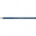 Matite colorate permanenti Faber Castell Polychromos mina 3,8 mm conf. 6 pezzi - blu prussia - 110246