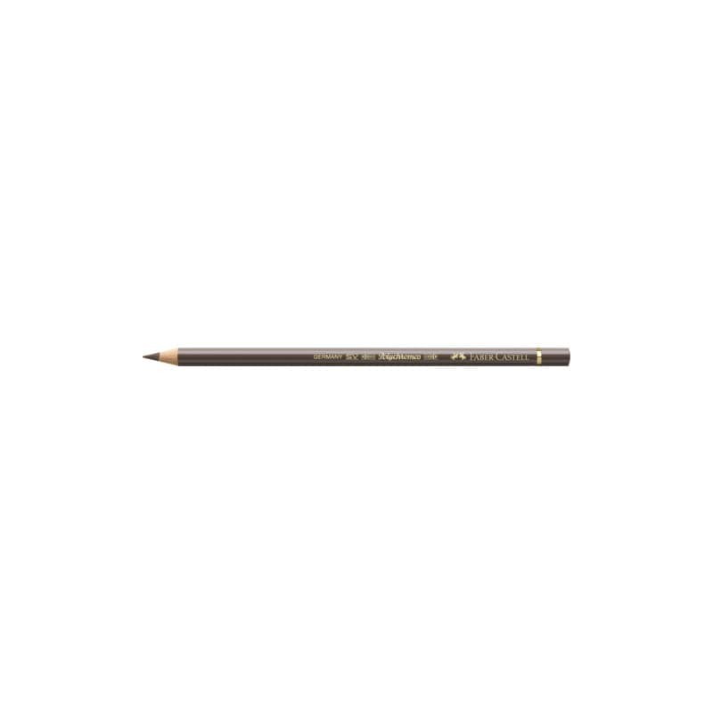 Matite colorate permanenti Faber Castell Polychromos mina 3,8 mm conf. 6 pezzi - torrone - 110178