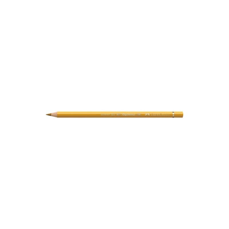Matite colorate permanenti Faber Castell Polychromos mina 3,8 mm conf. 6 pezzi - ocra chiara - 110183