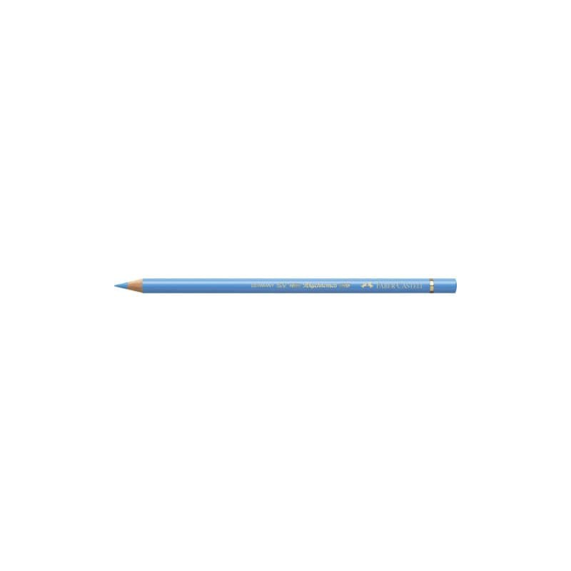 Matite colorate permanenti Faber Castell Polychromos mina 3,8 mm conf. 6 pezzi - blu smalto - 110146