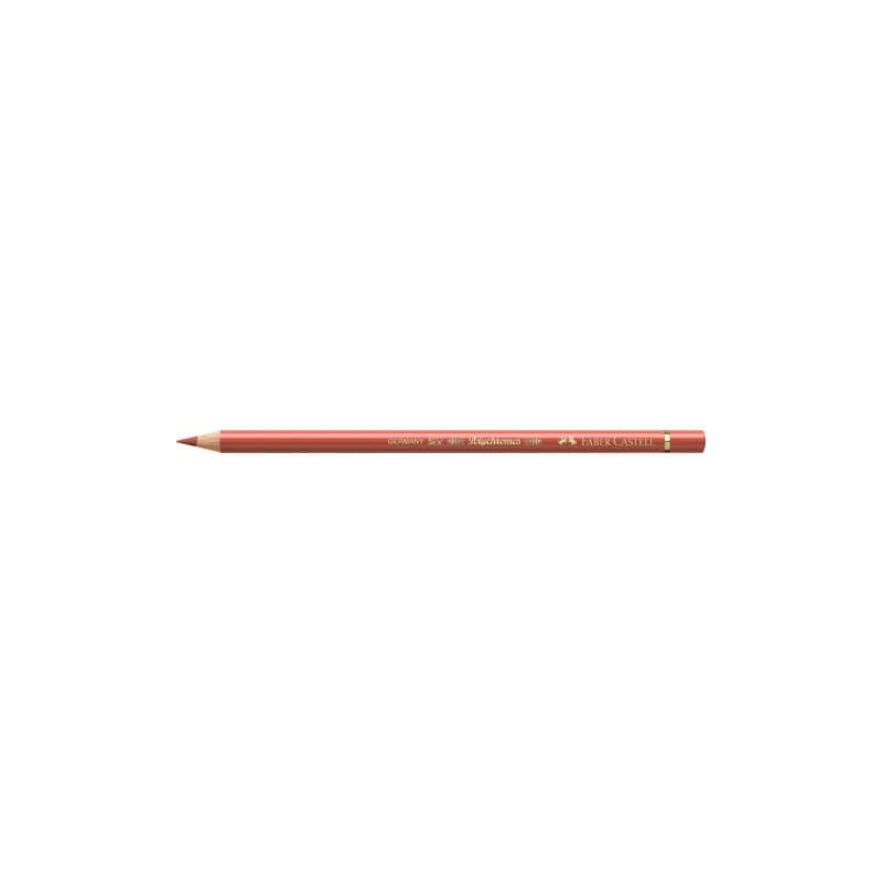 Matite colorate permanenti Faber Castell Polychromos mina 3,8 mm conf. 6 pezzi - sanguigno - 110188