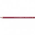 Matite colorate permanenti Faber Castell Polychromos mina 3,8 mm conf. 6 pezzi - rosso scuro - 110225