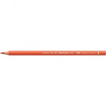Matite colorate permanenti Faber Castell Polychromos mina 3,8 mm conf. 6 pezzi - arancione cadmio scuro - 110115