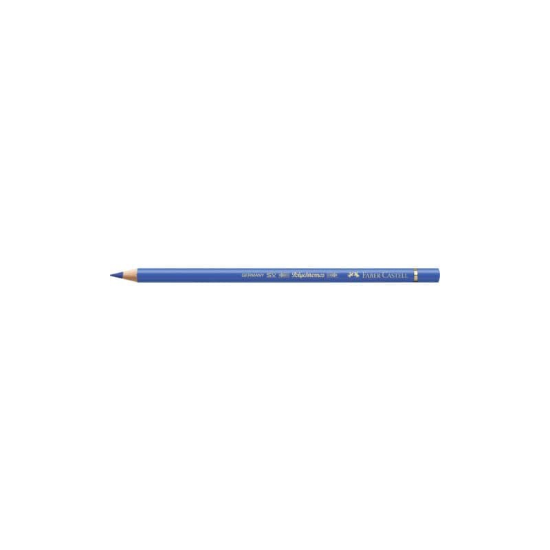Matite colorate permanenti Faber Castell Polychromos mina 3,8 mm conf. 6 pezzi - oltremare - 110120