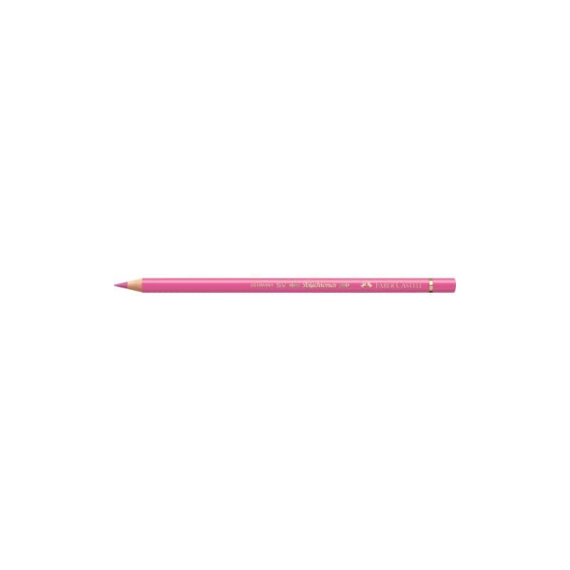 Matite colorate permanenti Faber Castell Polychromos mina 3,8 mm conf. 6 pezzi - rosa robbia - 110129