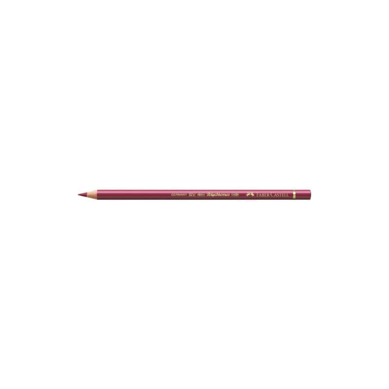 Matite colorate permanenti Faber Castell Polychromos mina 3,8 mm conf. 6 pezzi - carminio bruciato - 110193