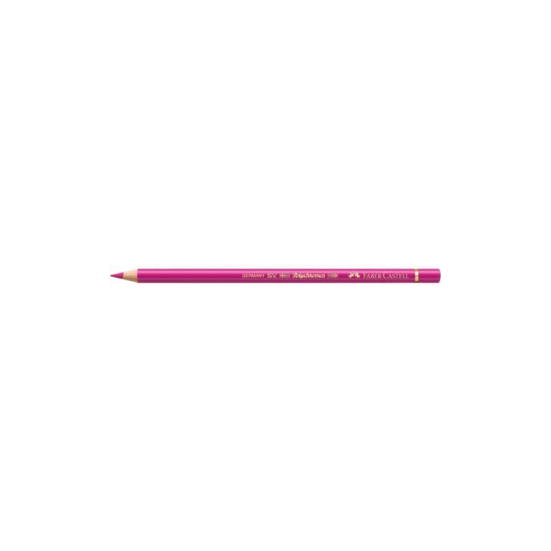Matite colorate permanenti Faber Castell Polychromos mina 3,8 mm conf. 6 pezzi Faber-Castell fucsia - 110123