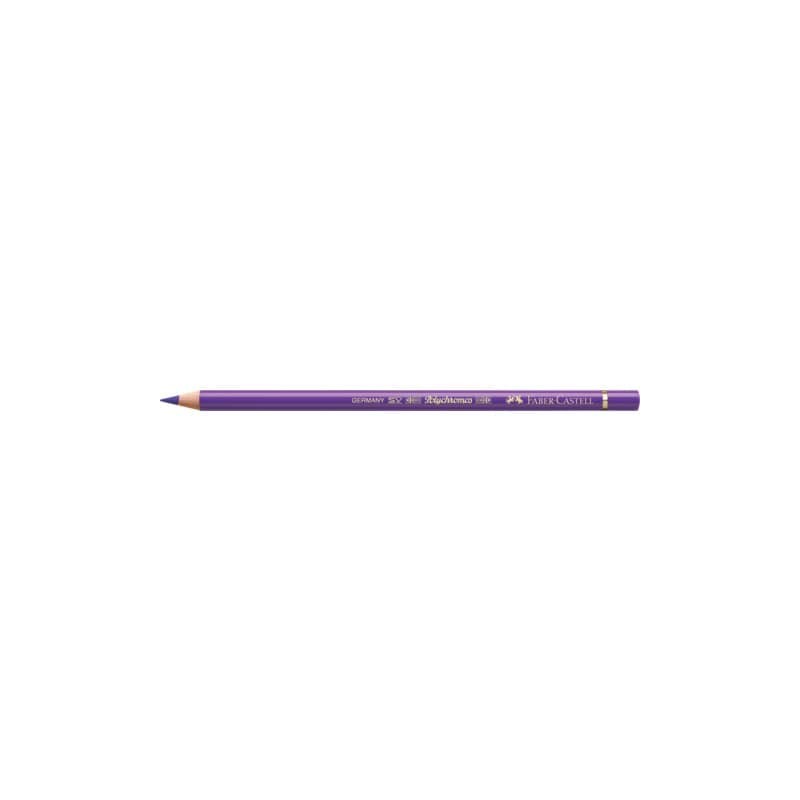 Matite colorate permanenti Faber Castell Polychromos mina 3,8 mm conf. 6 pezzi - viola porpora - 110136