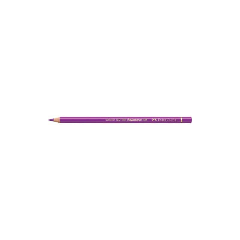 Matite colorate permanenti Faber Castell Polychromos mina 3,8 mm conf. 6 pezzi - cremisi - 110134