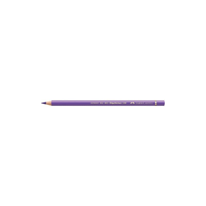 Matite colorate permanenti Faber Castell Polychromos mina 3,8 mm conf. 6 pezzi - viola - 110138