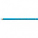 Matite colorate permanenti Faber Castell Polychromos mina 3,8 mm conf. 6 pezzi - blu ftalico chiaro - 110145