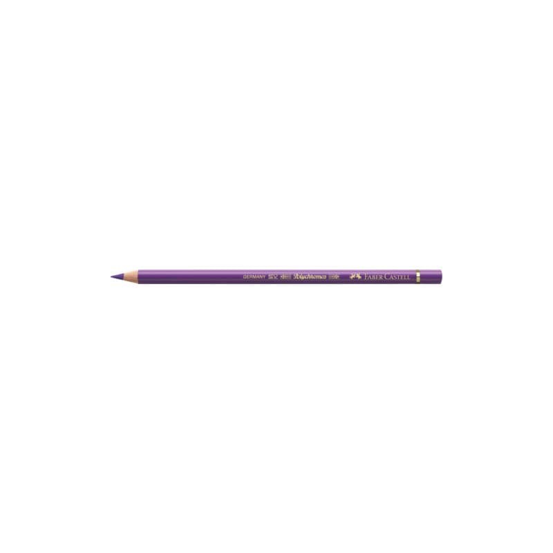 Matite colorate permanenti Faber Castell Polychromos mina 3,8 mm conf. 6 pezzi - viola manganese - 110160
