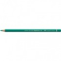 Matite colorate permanenti Faber Castell Polychromos mina 3,8 mm conf. 6 pezzi - verde ftalico - 110161