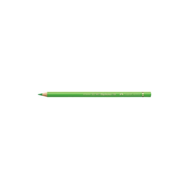 Matite colorate permanenti Faber Castell Polychromos mina 3,8 mm conf. 6 pezzi - verde erba - 110166