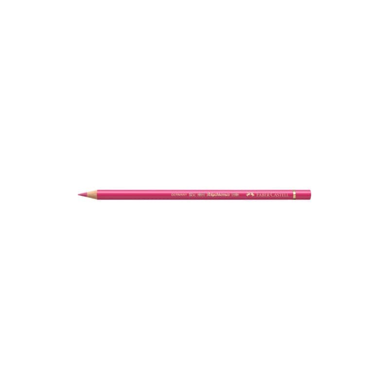 Matite colorate permanenti Faber Castell Polychromos mina 3,8 mm conf. 6 pezzi - carminio rosato - 110124