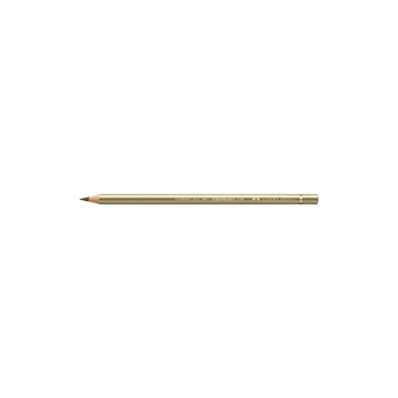 Matite colorate permanenti Faber Castell Polychromos mina 3,8 mm conf. 6 pezzi - oro - 110250