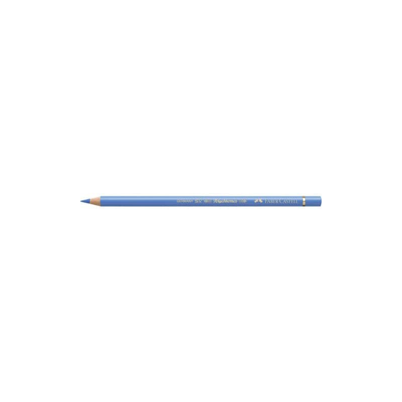 Matite colorate permanenti Faber Castell Polychromos mina 3,8 mm conf. 6 pezzi - oltremare chiaro - 110140