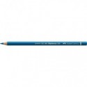 Matite colorate permanenti Faber Castell Polychromos mina 3,8 mm conf. 6 pezzi - turchese azzurro - 110149