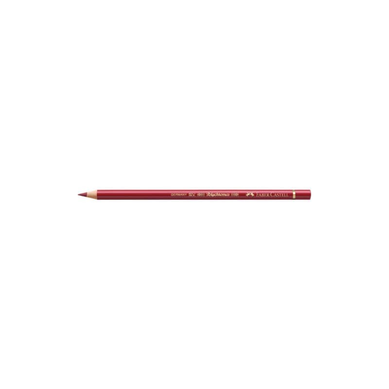 Matite colorate permanenti Faber Castell Polychromos mina 3,8 mm conf. 6 pezzi - rosso cadmio medio - 110217
