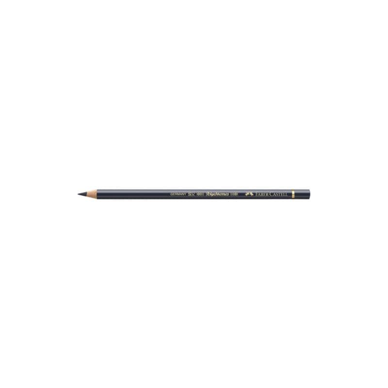 Matite colorate permanenti Faber Castell Polychromos mina 3,8 mm conf. 6 pezzi - grigio freddo VI - 110235
