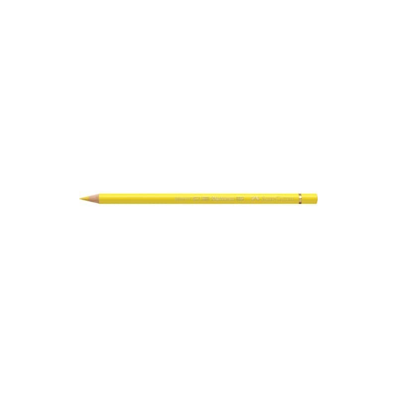 Matite colorate permanenti Faber Castell Polychromos mina 3,8 mm conf. 6 pezzi - giallo cromo chiaro - 110106