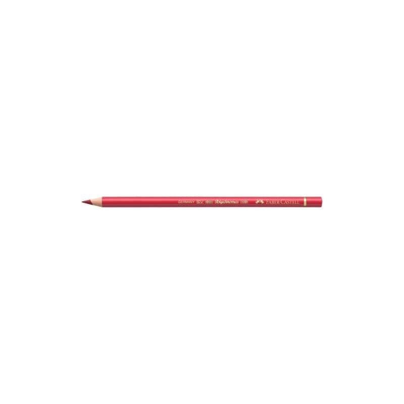 Matite colorate permanenti Faber Castell Polychromos mina 3,8 mm conf. 6 pezzi - carminio permanente - 110126