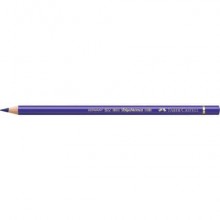Matite colorate permanenti Faber Castell Polychromos mina 3,8 mm conf. 6 pezzi - viola blu - 110137