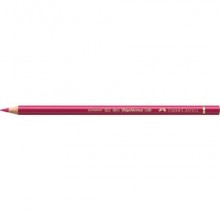 Matite colorate permanenti Faber Castell Polychromos mina 3,8 mm conf. 6 pezzi - rosa carminio - 110127