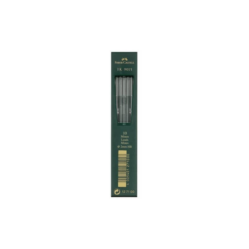 Astuccio 10 mine HB Faber-Castell TK 9071 2 mm - 127100