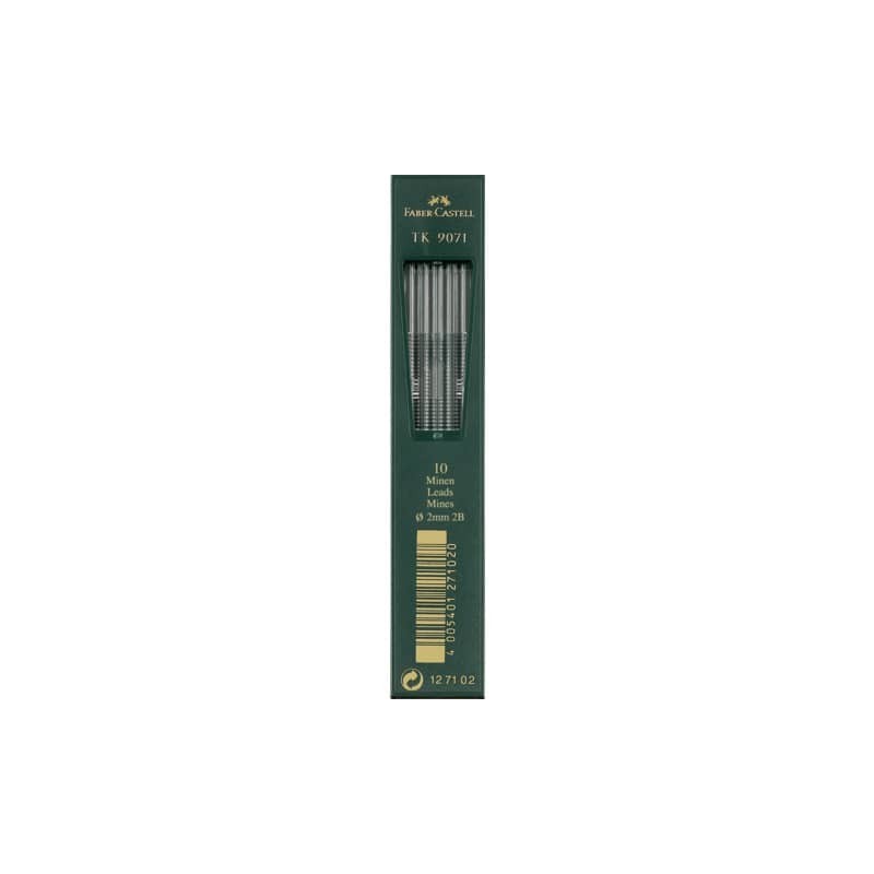 Astuccio 10 mine 2B Faber-Castell TK 9071 2 mm - 127102