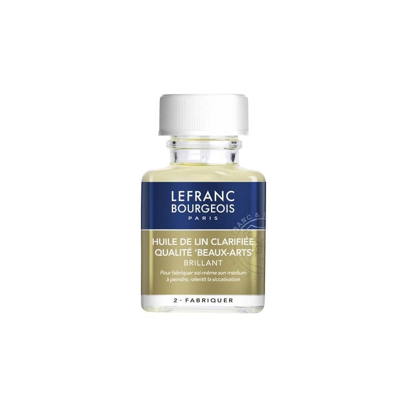 Olio di lino chiarificato Lefranc Bourgeois formato 75 ml - 300013