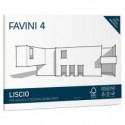 Cartangolo da disegno Favini 4 f.to 24x33 cm 20 fogli da 220 g/m2 liscio neutro - A166504 (Conf.5)
