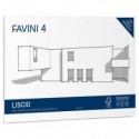 Cartangolo da disegno Favini 4 f.to 33x48 cm 20 fogli da 220 g/m2 liscio neutro - A166503 (Conf.5)