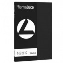 Carta colorata Favini Rismaluce colori forti 200 g/m² A4 - risma da 50 ff nero - A69A544