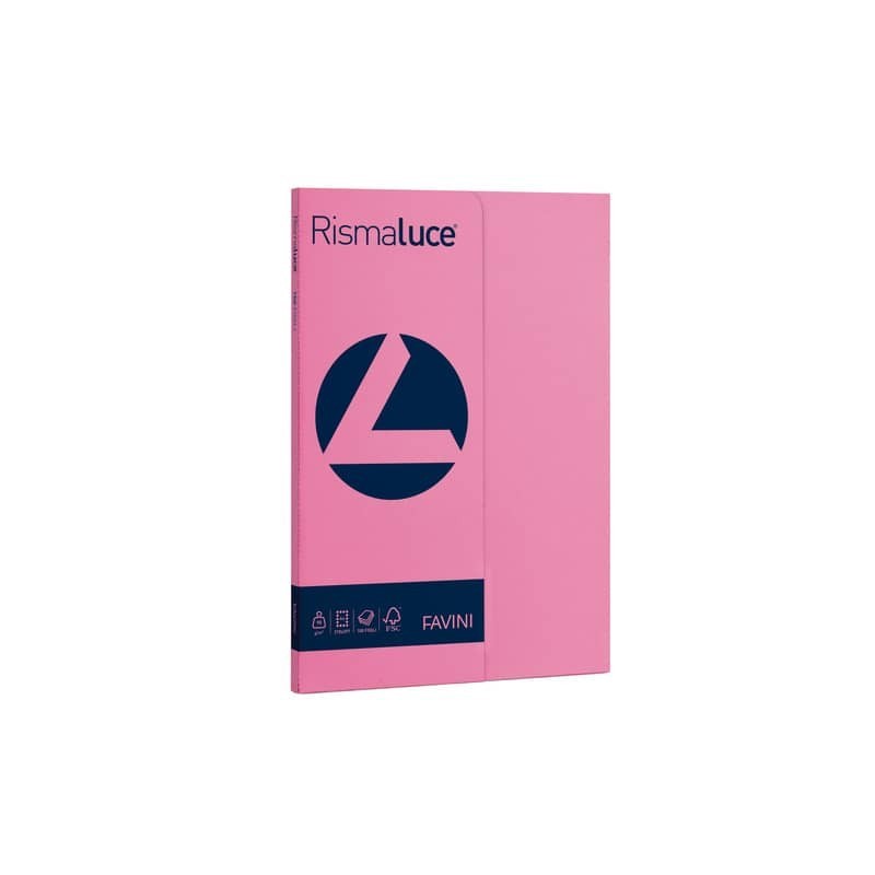 Carta colorata Favini Rismaluce colori forti 90 g/m² A4 - risma da 100 ff ciclamino - A69F144