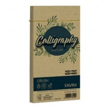 Buste Favini Calligraphy Nature per carta da lettere 120 g/m² conf. 25 11x 22 cm - oliva - A57N204