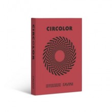Carta colorata Favini Circolor 100% riciclata 80 g/m² A4 - risma da 500 fogli rosso tulipano - A71C524