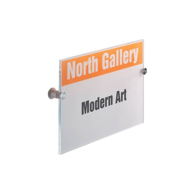 Targa DURABLE CRYSTAL SIGN acrilico trasparente 210x297 mm 482519